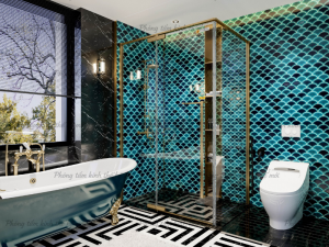 Phòng tắm kính Fendi Majestic được thiết kế phù hợp với nhiều phong cách nội thất khác nhau