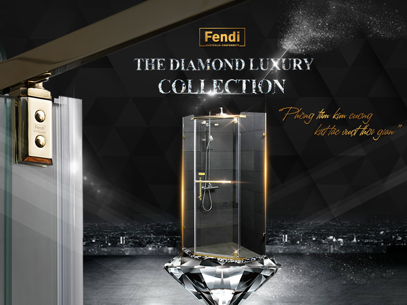 Phòng tắm kính Fendi Diamond Luxury - Phòng tắm kim cương kiệt tác vượt thời gian