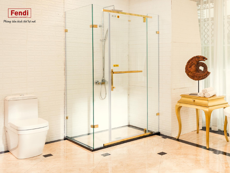 Phòng tắm kính thế hệ mới Fendi là thương hiệu đầu tiên và duy nhất Hợp chuẩn Úc và các chứng nhận và sở hữu 5 tiêu chuẩn an toàn
