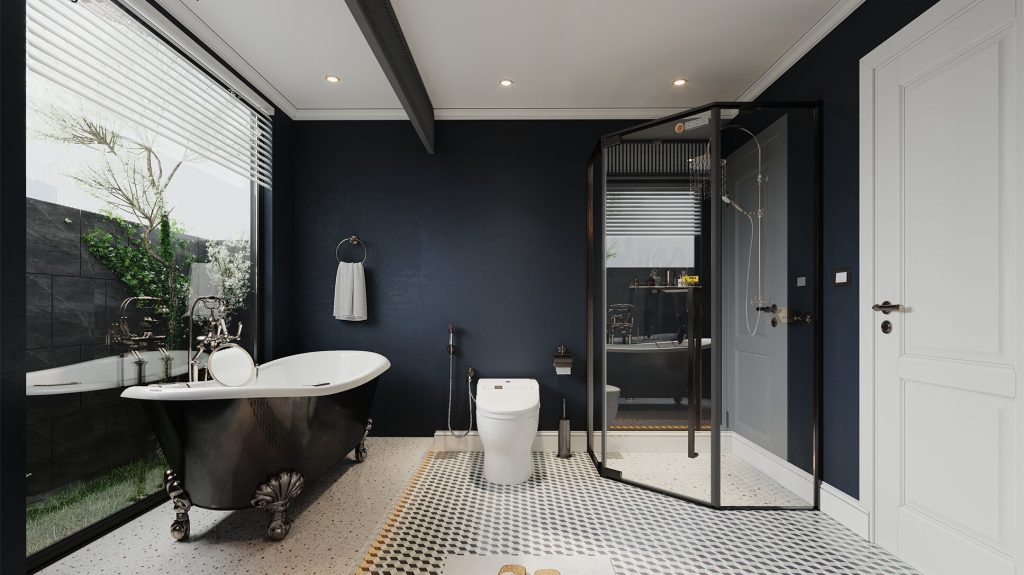 Thừa hưởng đường nét tinh tế, phong cách sang trọng đặc trưng của phòng tắm kính Fendi, nay thêm phần cá tính với sắc màu Gold/Black/Silver, lớp phim họa tiết cùng góc mở ma thuật; mang đến vẻ đẹp đầy lịch lãm, thời trang và huyền bí cho không gian phòng tắm