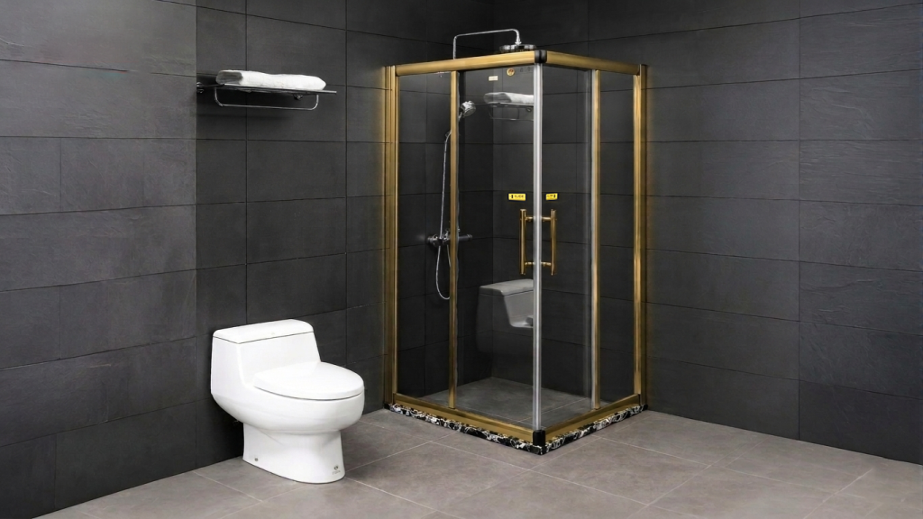 Phòng tắm kính cửa lùa có tính thẩm mỹ cao, đòi hỏi yêu cầu thi công phải chính xác