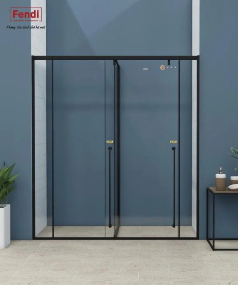 Một số mẫu phòng tắm kính Fendi Majestic Sliding Door
