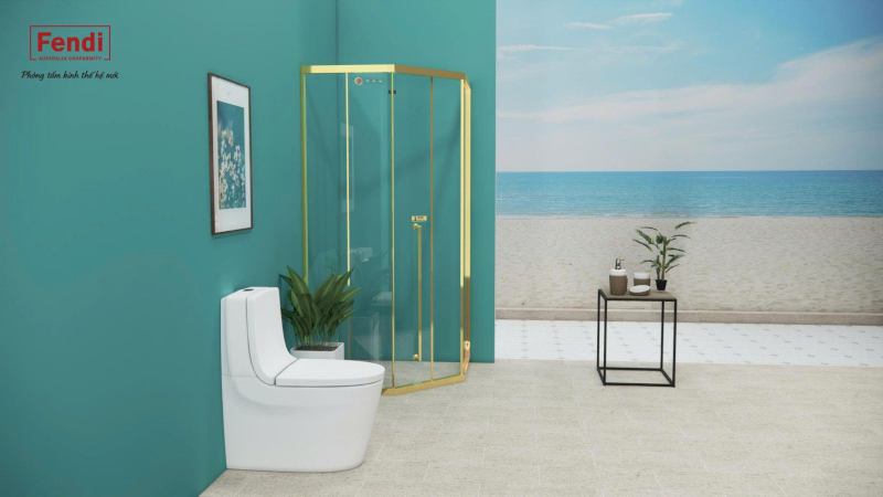 FMSG 1x3 Mirror Gold mang đến điểm nhấn đẳng cấp cho không gian phòng tắm hiện đại