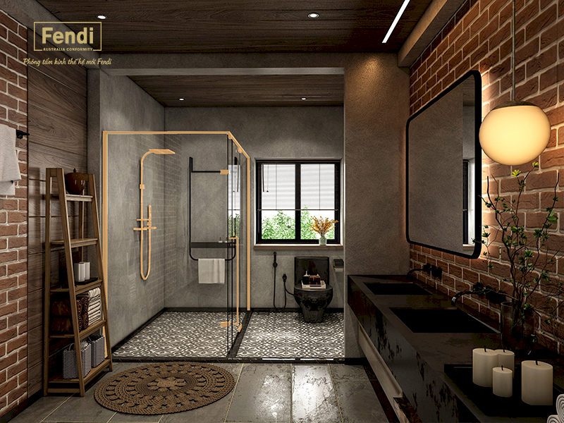Cabin phòng tắm kính Fendi dễ dàng hài hòa với nhiều phong cách nội thất khác nhau, đồng thời đáp ứng đa dạng sở thích của gia chủ