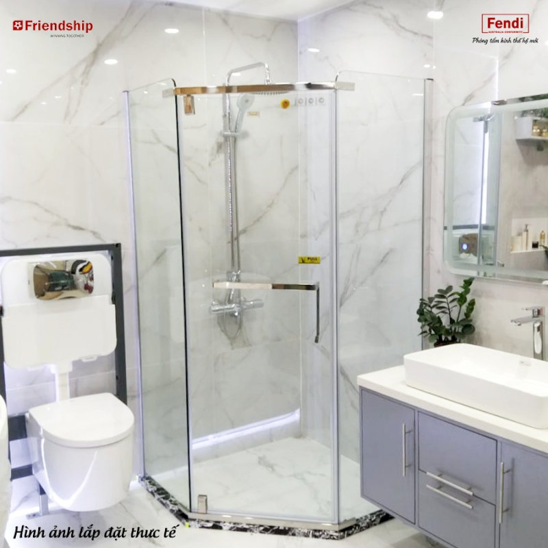 Kiểu dáng là yếu tố nền tảng ảnh hưởng trực tiếp đến giá cabin phòng tắm kính bản lề dọc