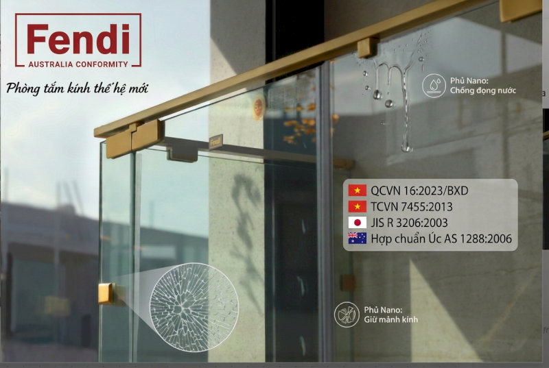 Kính cường lực Nano đạt chuẩn là một trong những yếu tố quan trọng giúp Fendi tạo dựng niềm tin với khách hàng
