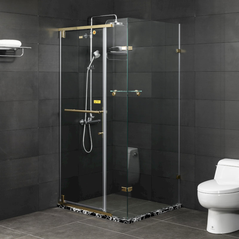 Vách tắm kính đồng mạ Crome-Niken là dòng phòng tắm kính cao cấp sử dụng hệ phụ kiện bằng đồng nguyên khối, được mạ Crome-Niken
